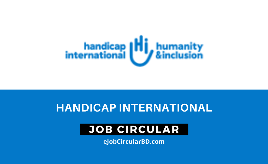 Handicap International Job Circular- 2022