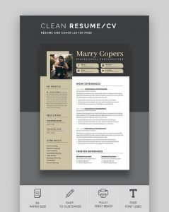Resume/cv format