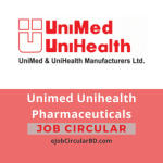 Unimed Unihealth Pharmaceuticals Job Circular 2022