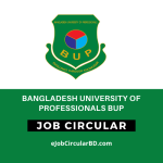 Bangladesh University of Professionals BUP job